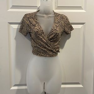 brandy melville wrap top